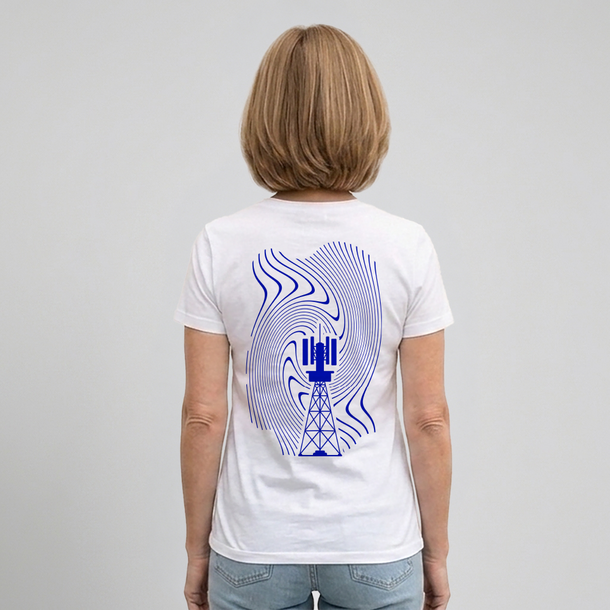 Tshirt Carrier Wave White