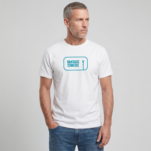 Tshirt Tower Grid White