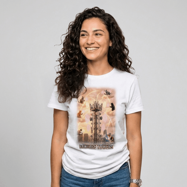 Tshirt Connectivity Cats White