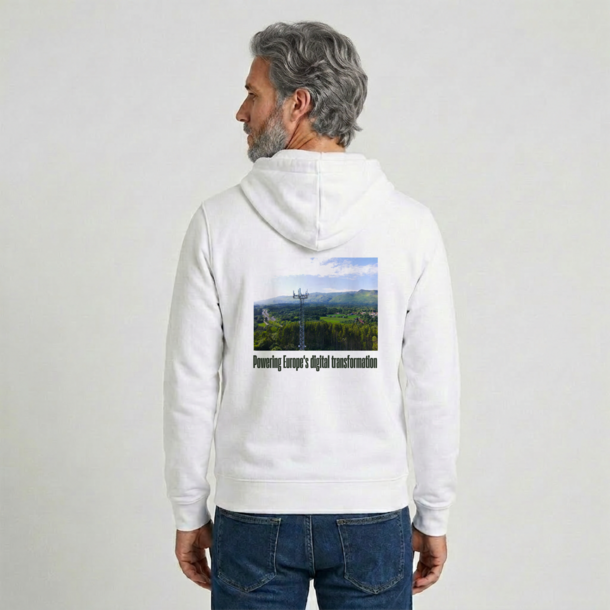 Hoodie Uptime White