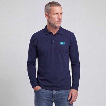 Longsleeve Poloshirt Signal Path Navy blue / Color