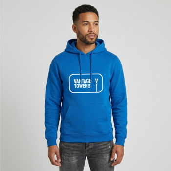 Hoodie Network Light blue