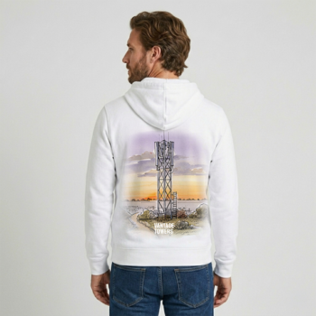 Hoodie Tower Backbone White