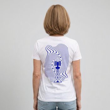 Tshirt Carrier Wave White