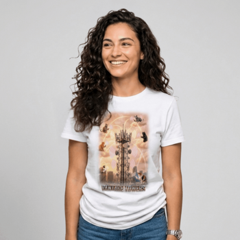 Tshirt Connectivity Cats White