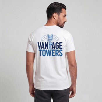 Tshirt Antenna Array White / Blue
