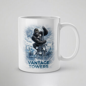Coffee Mug Urban Gorilla White